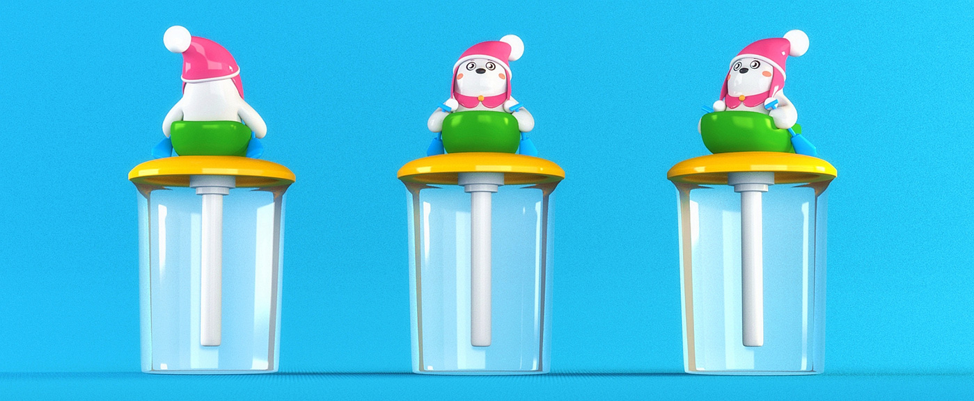 midea空調北極熊吉祥物設計－產品延展