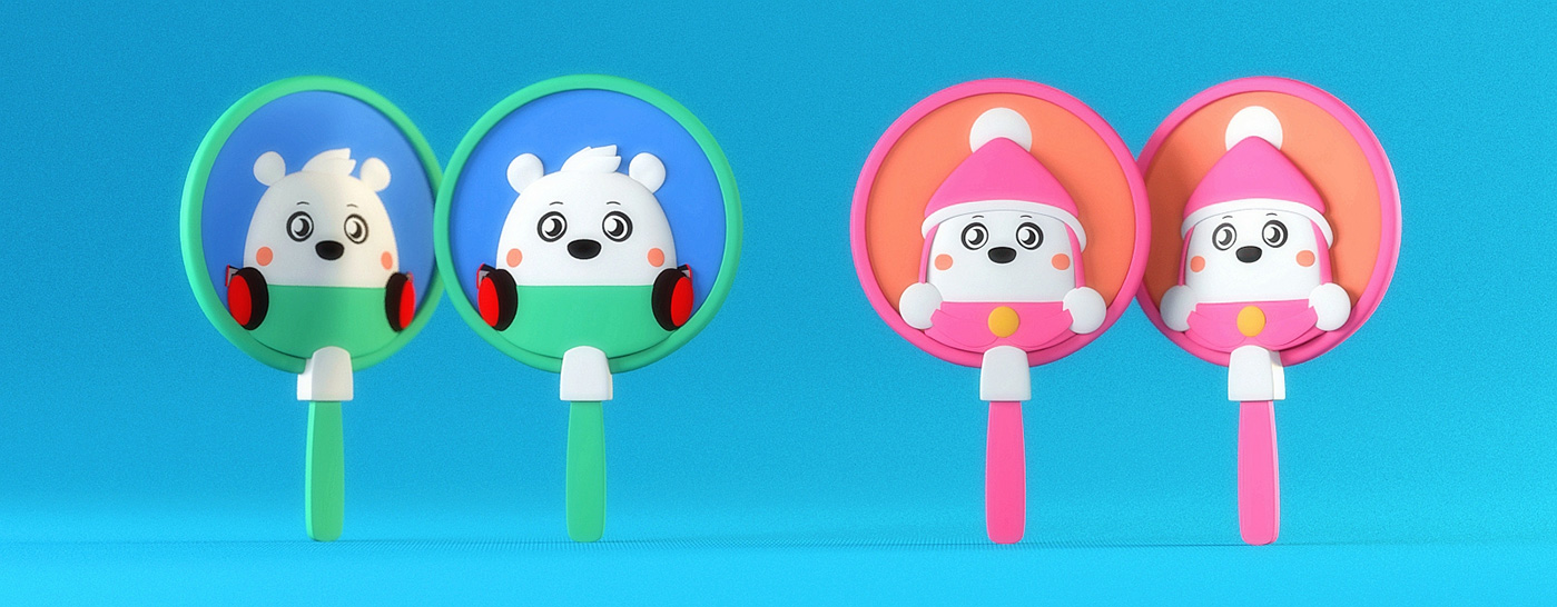 midea空調北極熊吉祥物設計－產品2