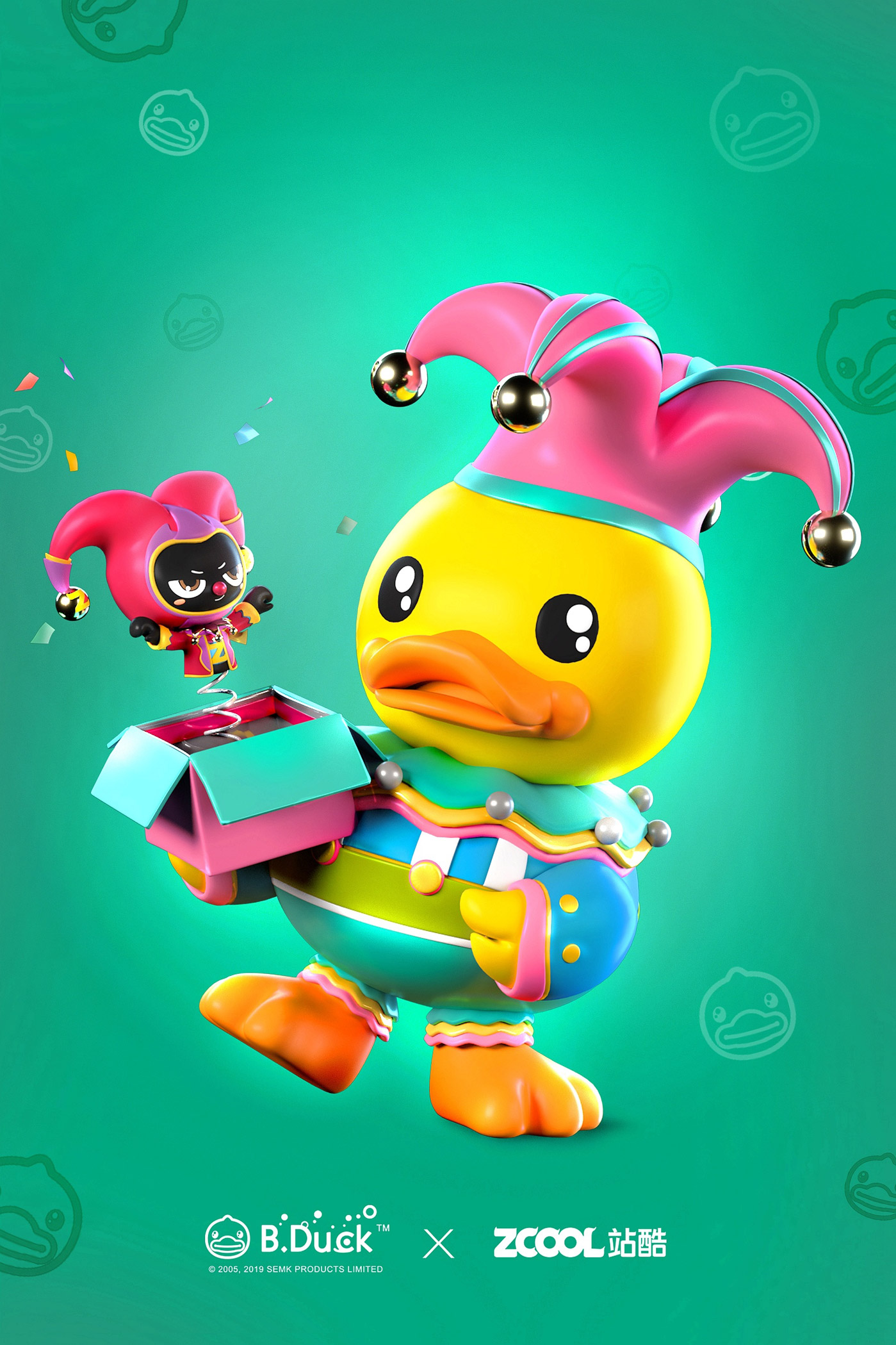 小黃鴨 &站酷IP形象聯名撲克牌設計18