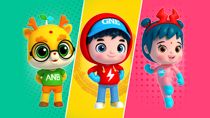 光納教育集團(tuán)卡通形象設(shè)計(jì)